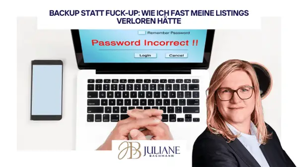 Backup statt Fuck-Up: Wie ich fast meine Listings verloren hätte